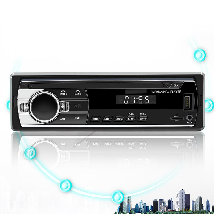 Radio para Coche, Bluetooth 5.0 Llamadas Manos Libres Control Remoto, Reproductor de MP3 USB, Soporte iOS y teléfono Android